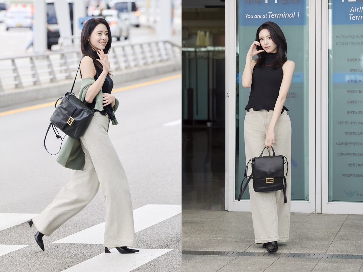 [공항패션] 있지 유나, 펜디 데일리룩에 말차코어 한 스푼 27-Image